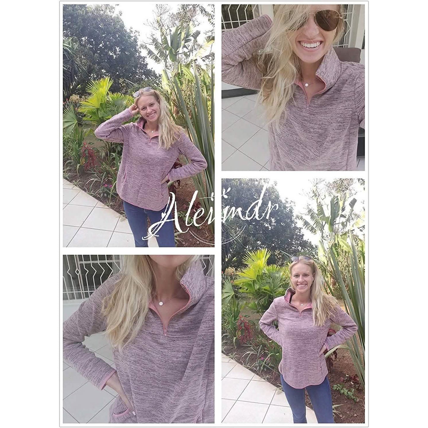 Women Casual Long Sleeve Stand Collar with Pockets DailySale