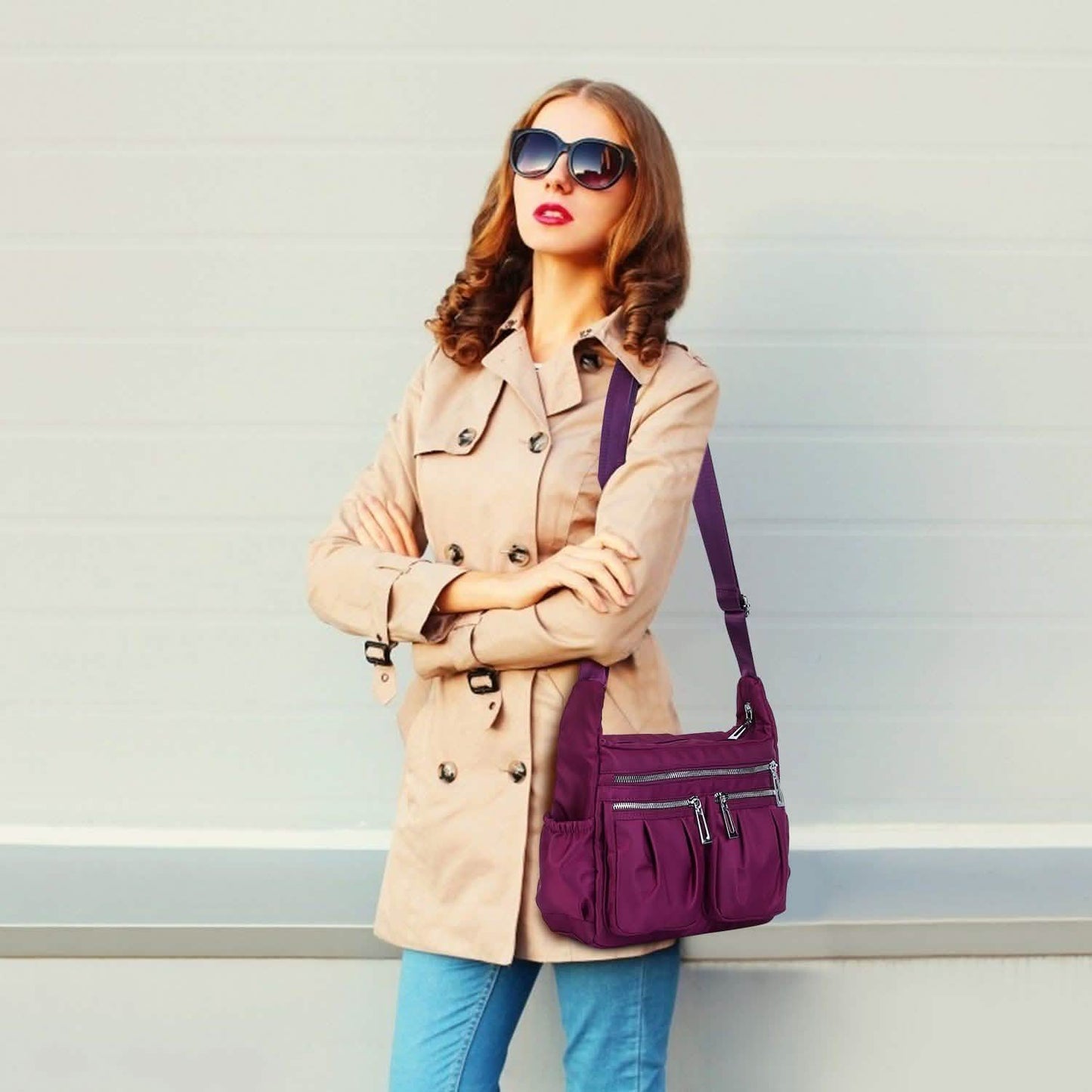 Women Multi-Pocket Shoulder Bag DailySale