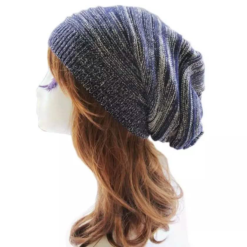 Women Winter Baggy Beanie Oversized Knitted Crochet Ski Hat Slouch Cap DailySale