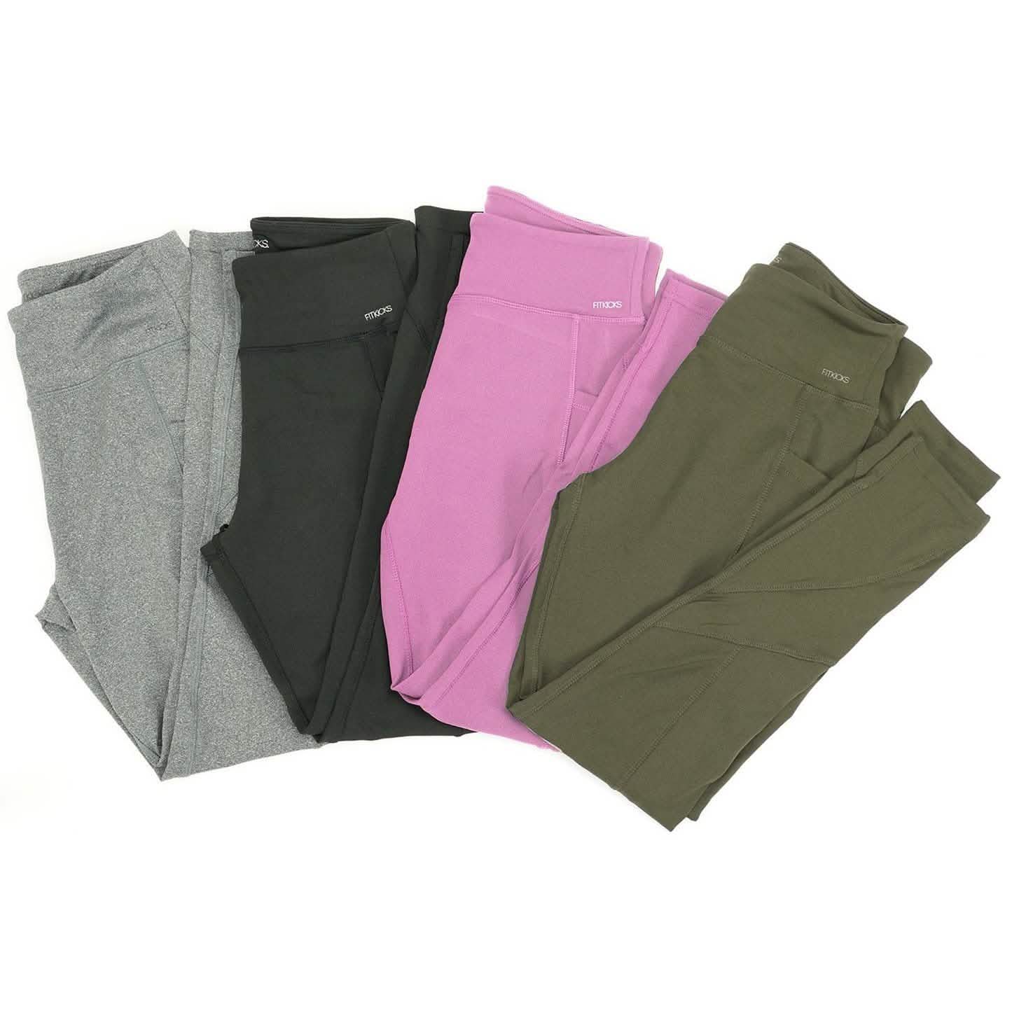 Women's All-Day Active High Waist Full Length Leggings With Side Pockets DailySale
