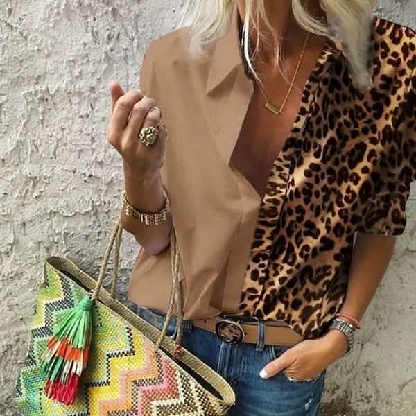 Women's Autumn Casual Deep V Neck Top DailySale