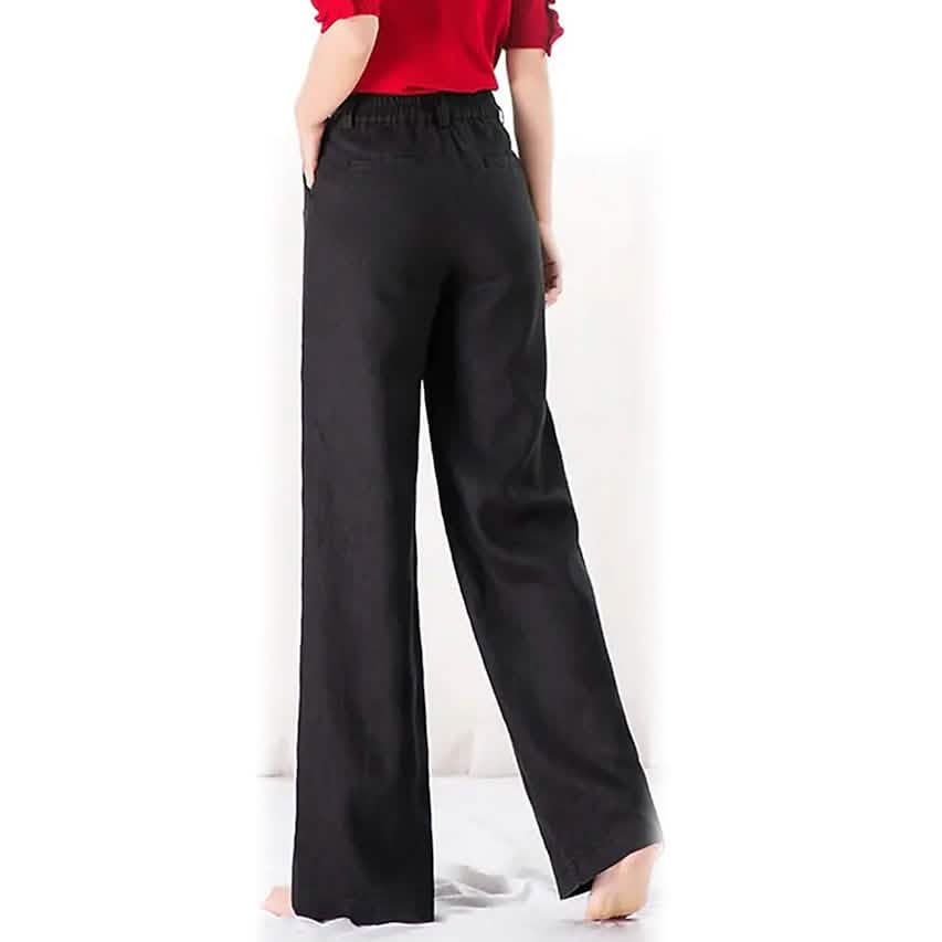 Women's Basic Soft Straight Twill Pants DailySale