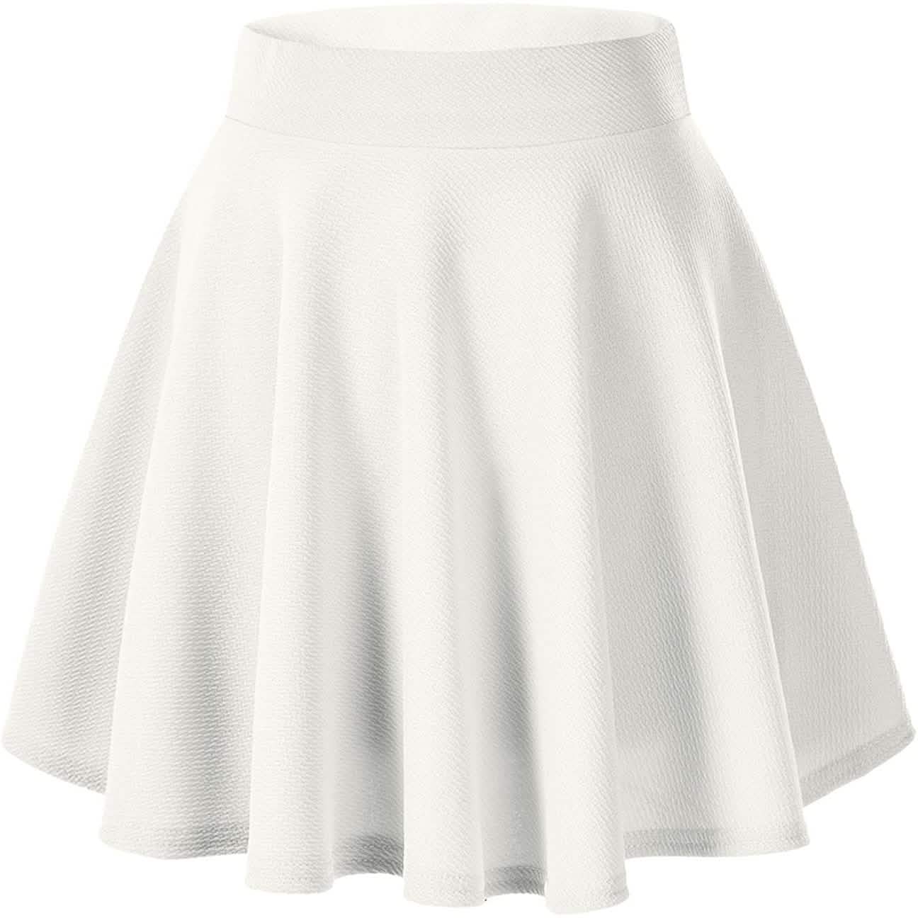 Women's Basic Versatile Flared Mini Skater Skirt DailySale