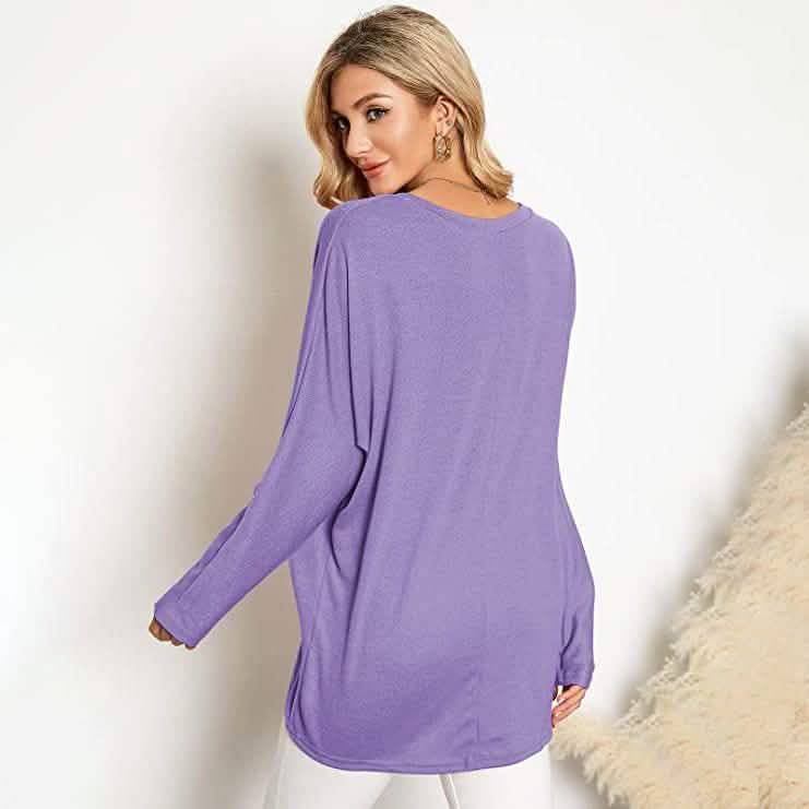 Women's Batwing Sleeve Loose Top DailySale