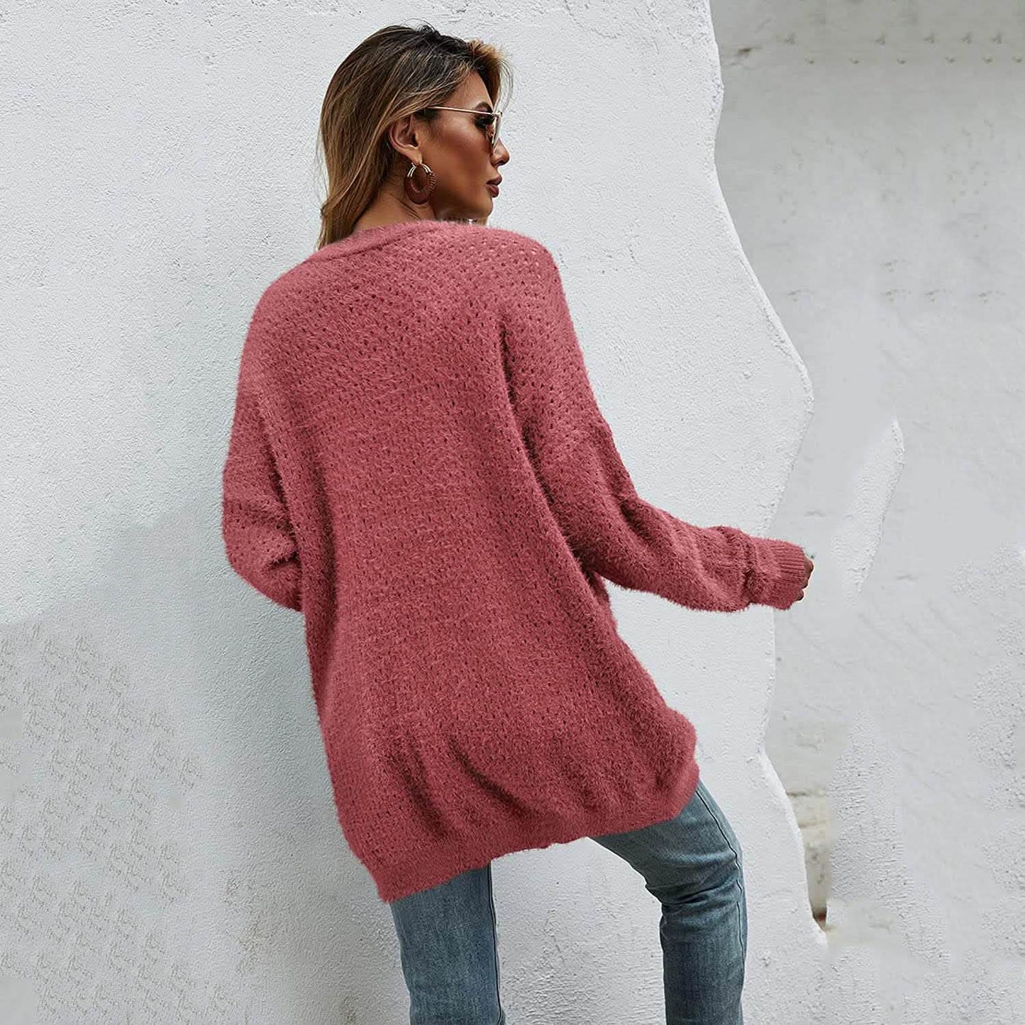 Women's Cardigan Knitted Sweater Jacket DailySale