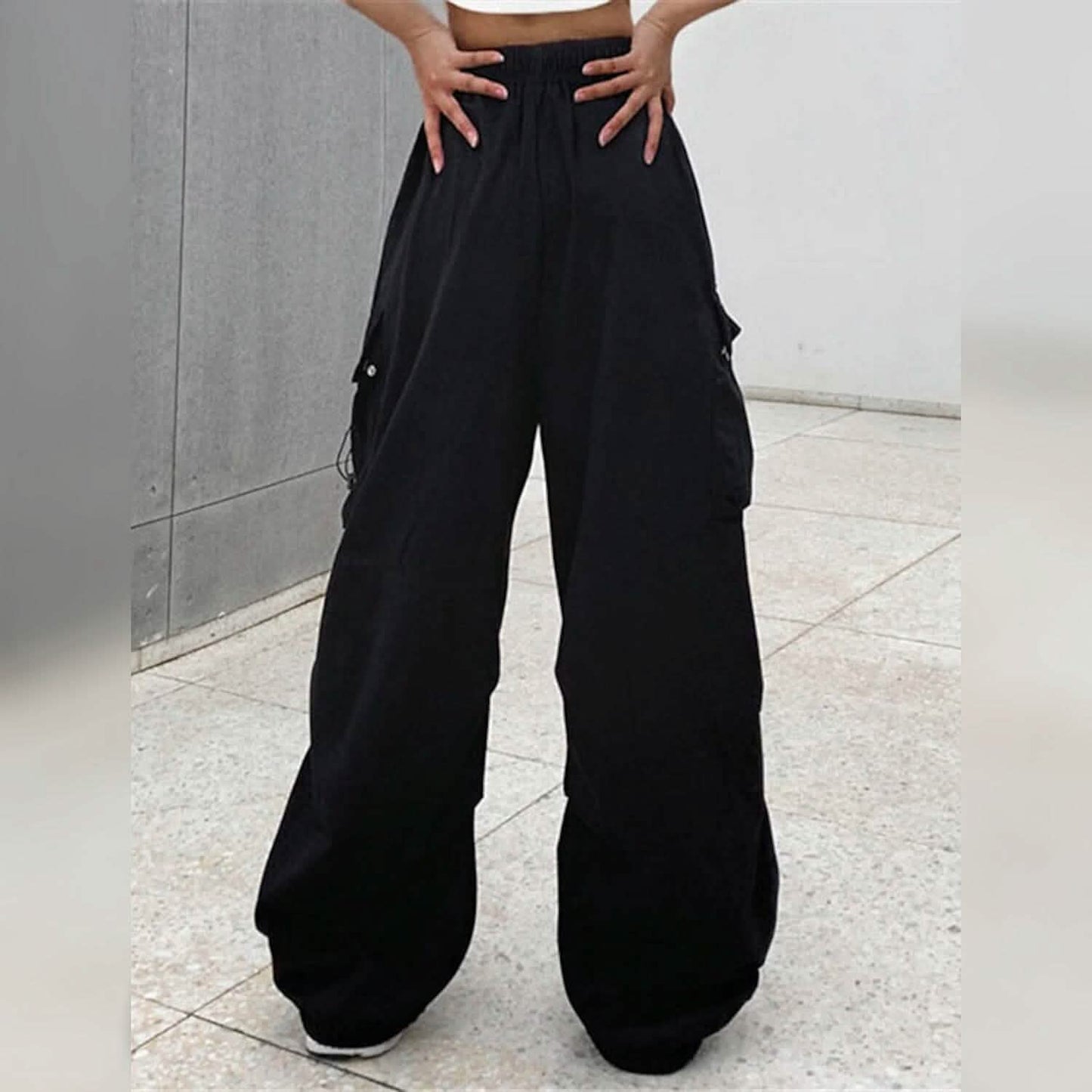 Women's Cargo Baggy Pants High Waist DailySale