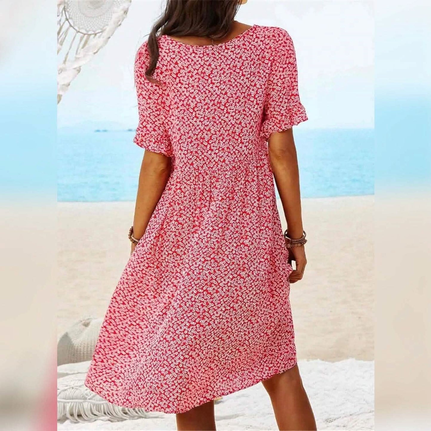 Women's Casual Floral Dress DailySale