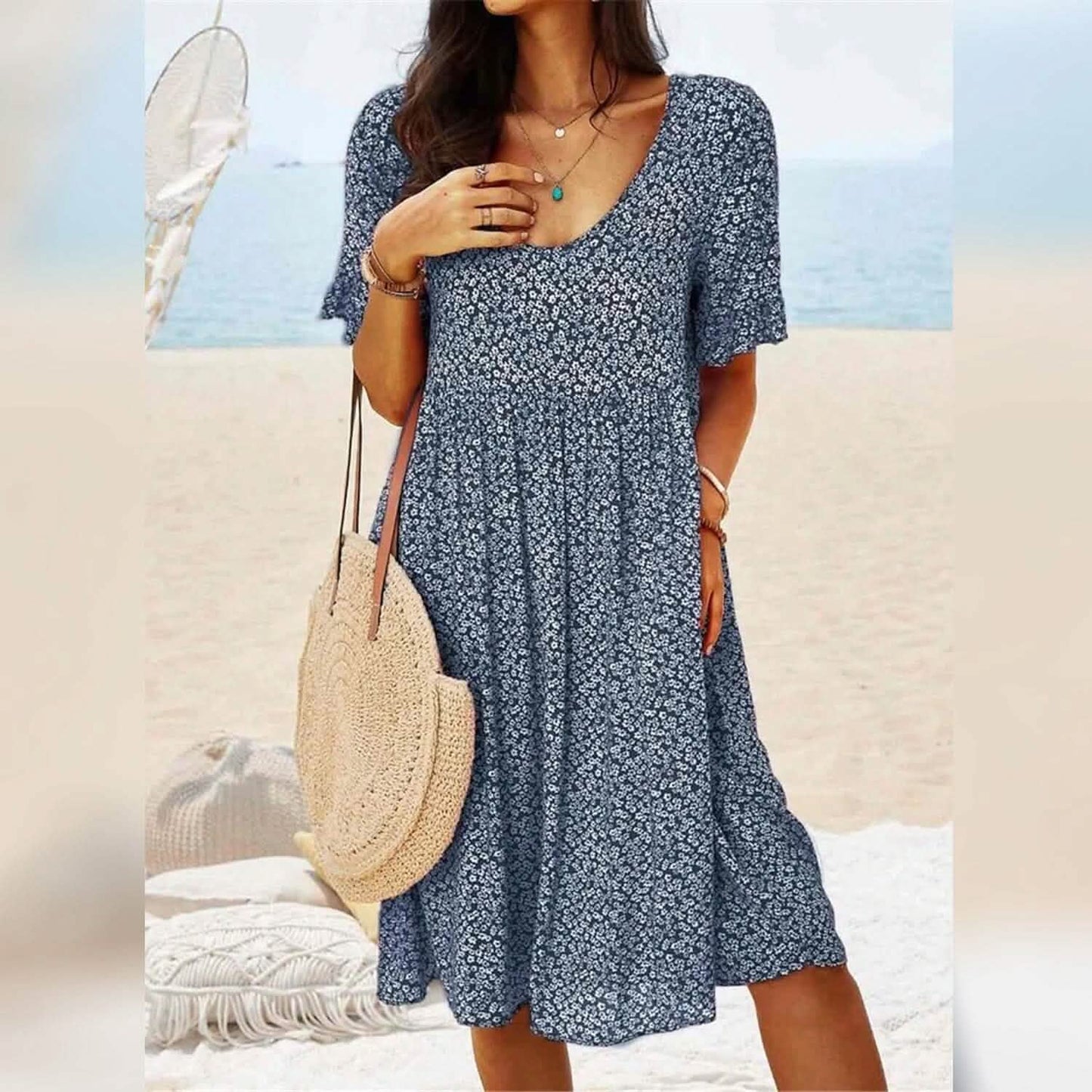 Women's Casual Floral Dress DailySale