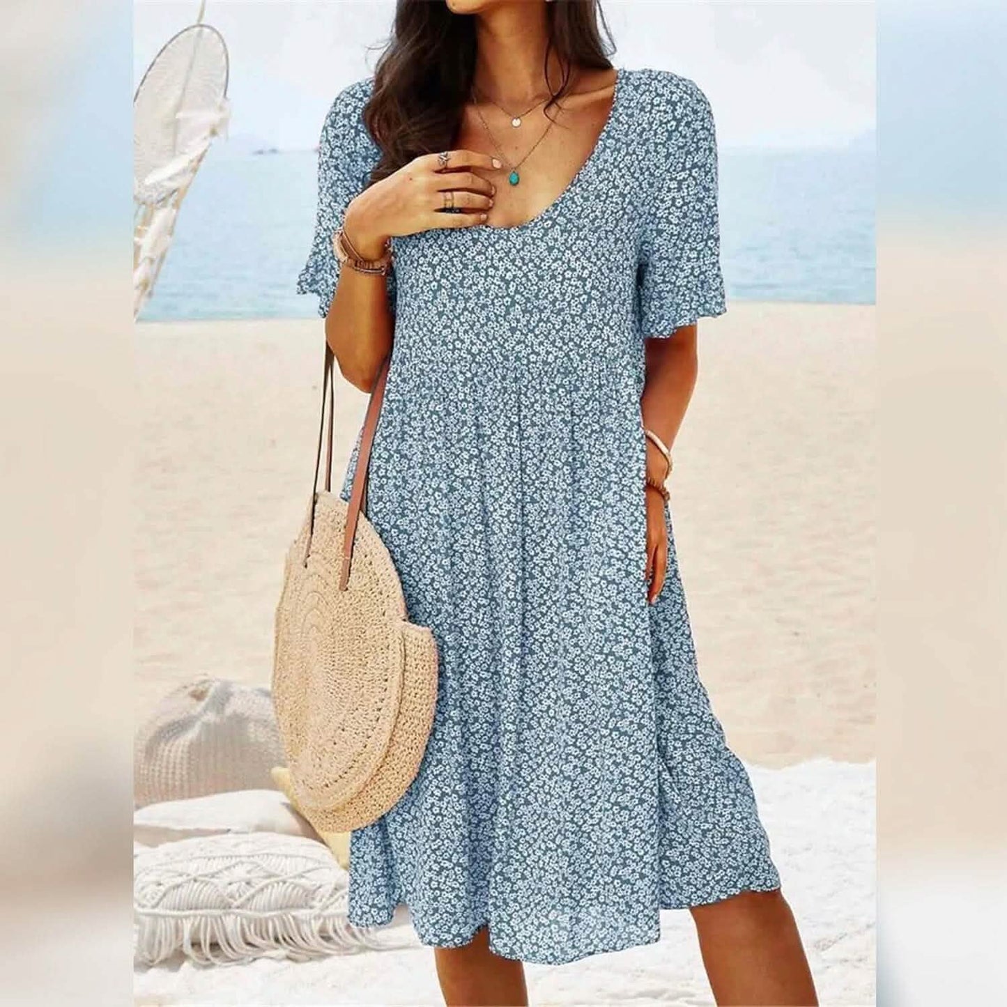 Women's Casual Floral Dress DailySale