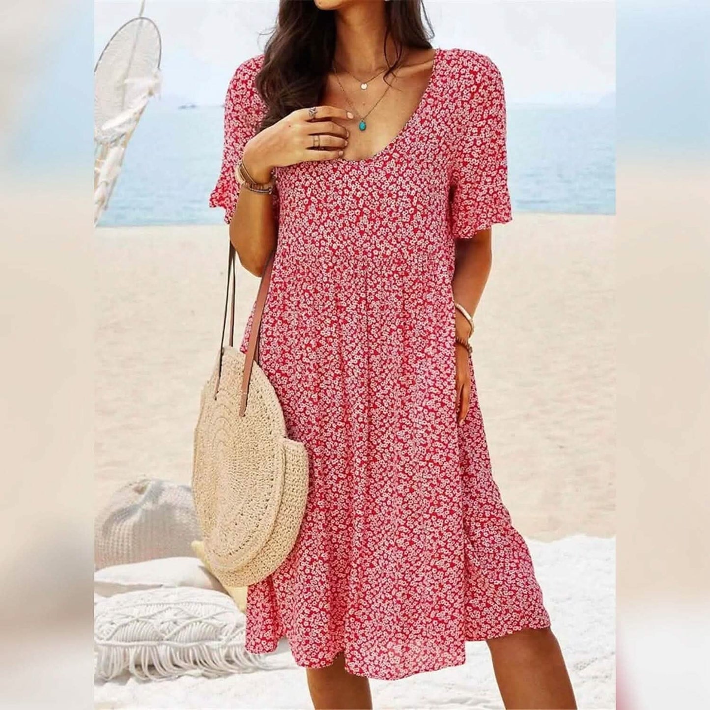 Women's Casual Floral Dress DailySale