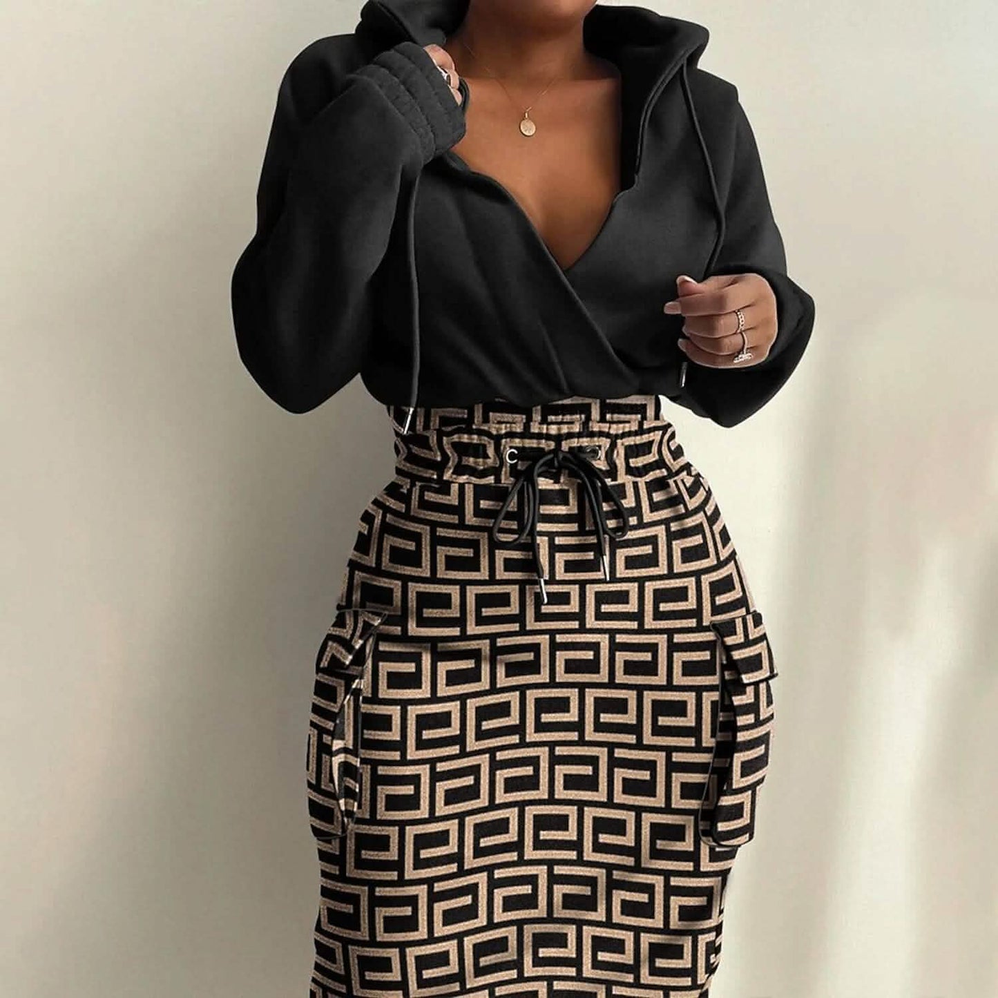 Women's Casual Long Sleeve Sweatshirt Dress DailySale