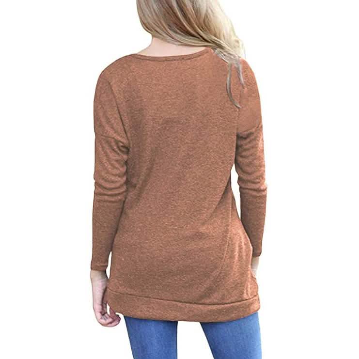Women's Casual Long Sleeve Tunic Tops DailySale