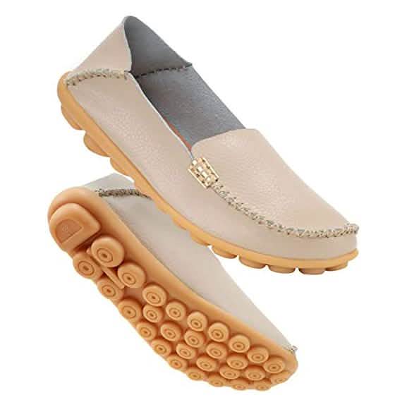 Women's Comfortable Leather Loafers DailySale