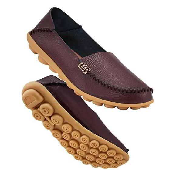 Women's Comfortable Leather Loafers DailySale