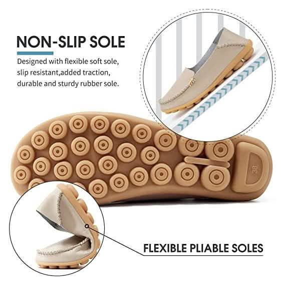 Women's Comfortable Leather Loafers DailySale