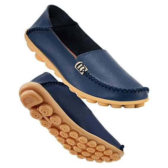 Women's Comfortable Leather Loafers DailySale