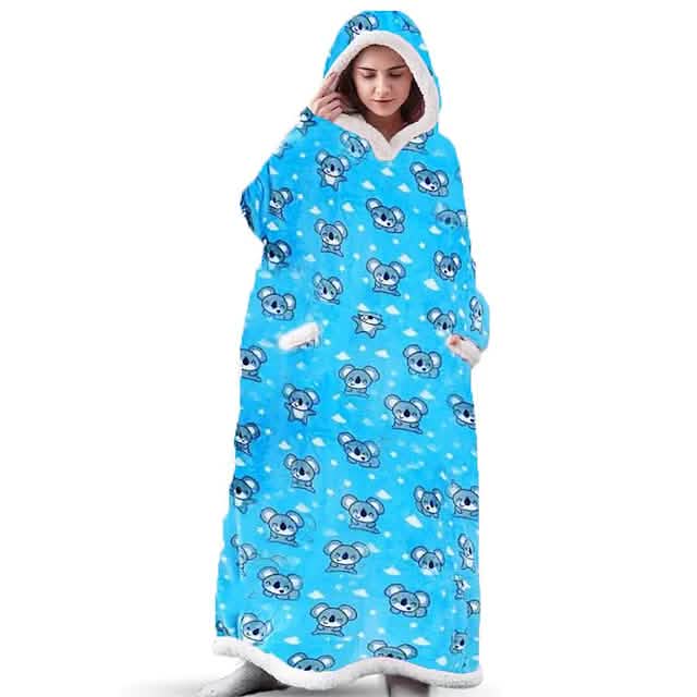 Women's Couple's Pajamas Nightgown Blanket Nighty DailySale
