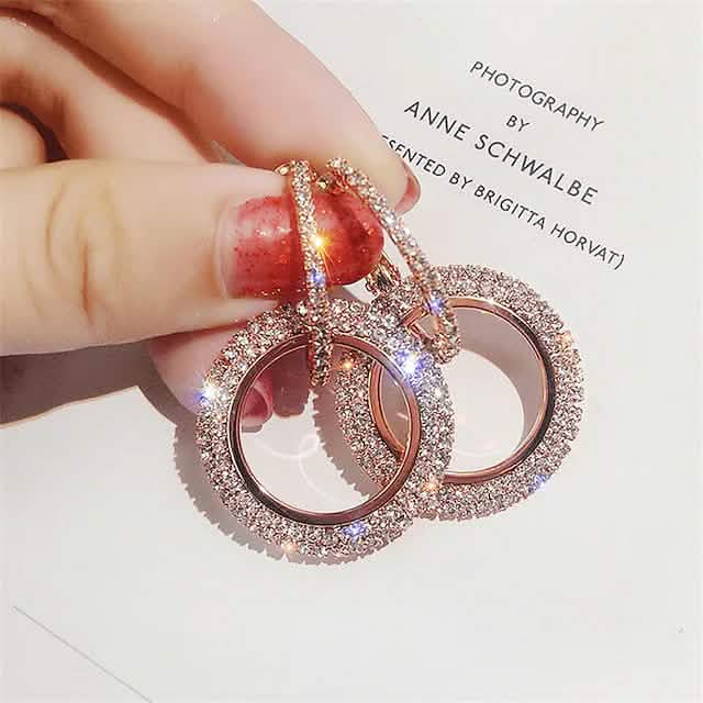 Women's Crystal Earrings DailySale