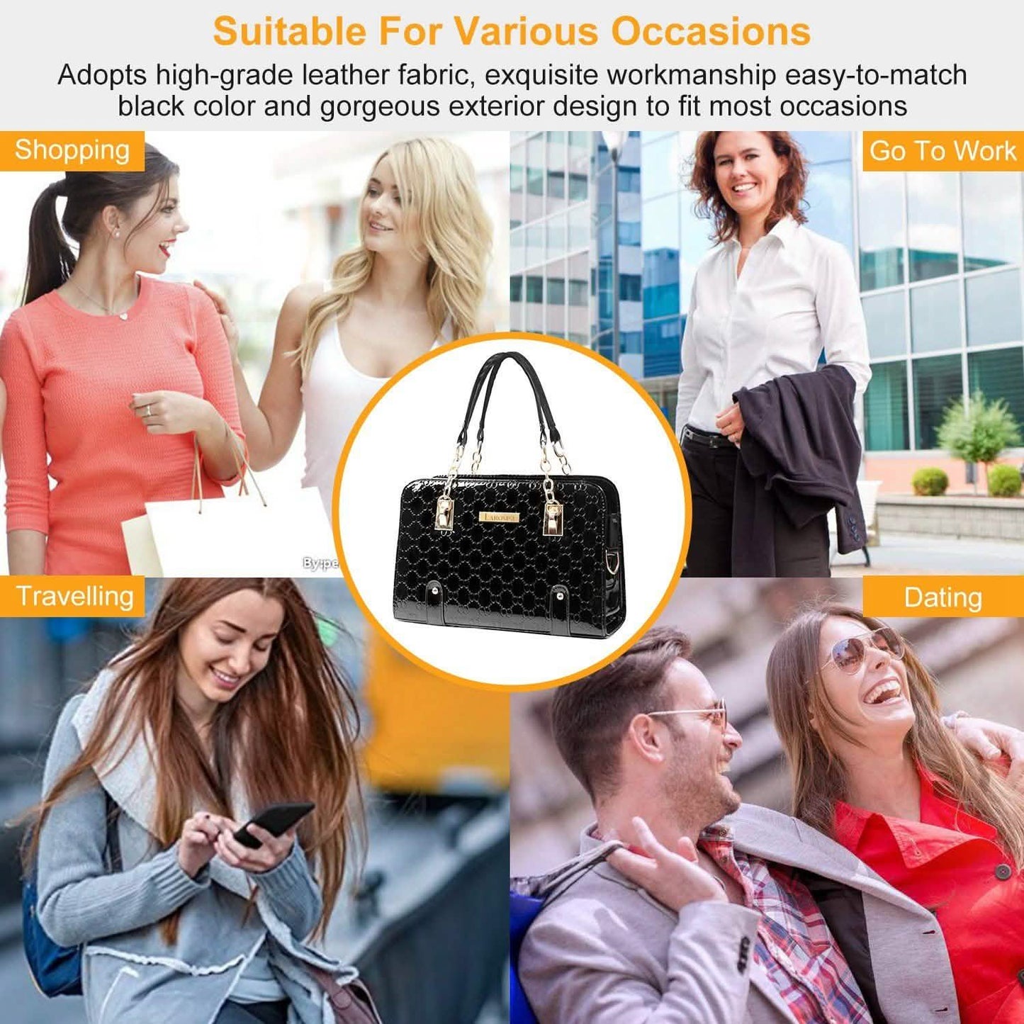 Women's Fashion Leather Handbag DailySale