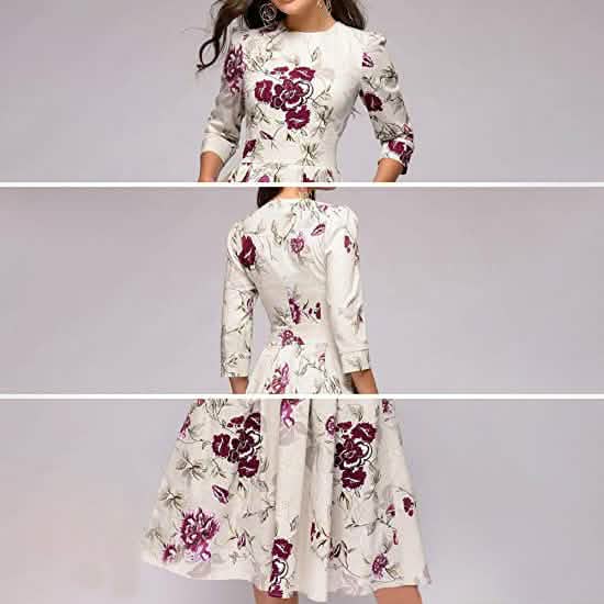 Women's Floral Vintage Dress DailySale