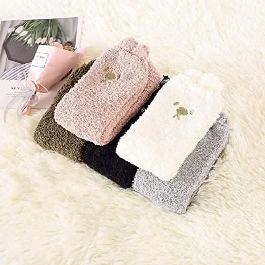 Women's Fuzzy Winter Socks DailySale