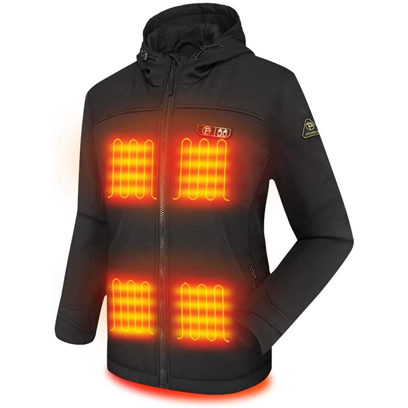 Women’s Heated Jacket Soft Shell with Hand Warmer DailySale