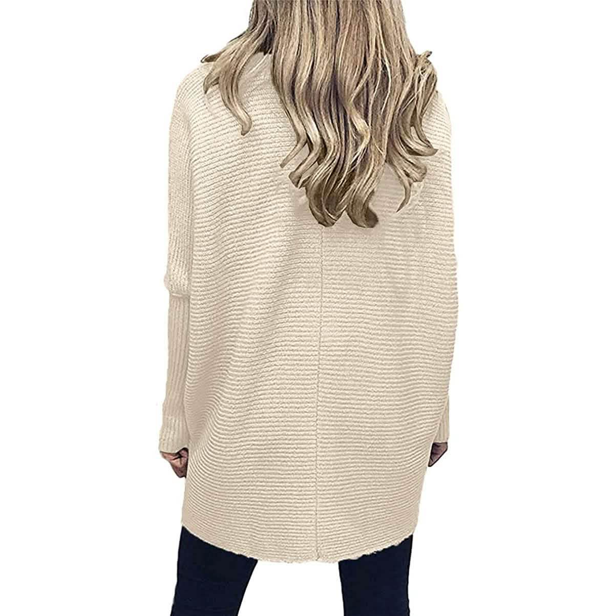Women's High Neck Long Sweater DailySale