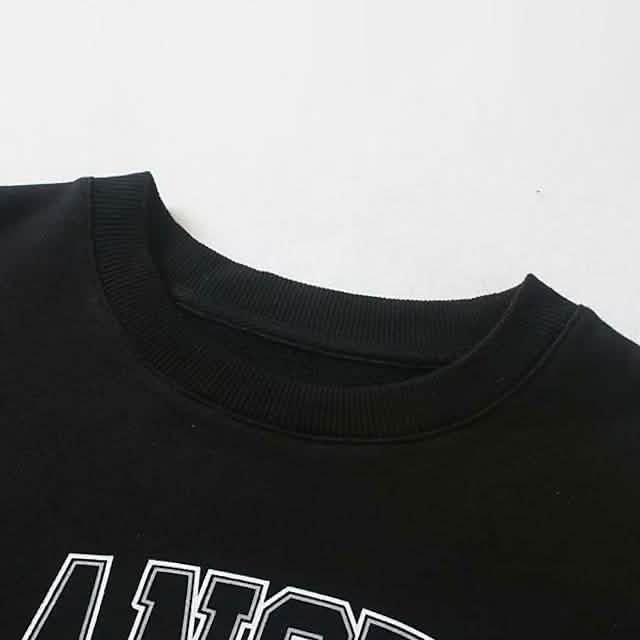Women's Sweatshirt Graphic Text Los Angeles DailySale