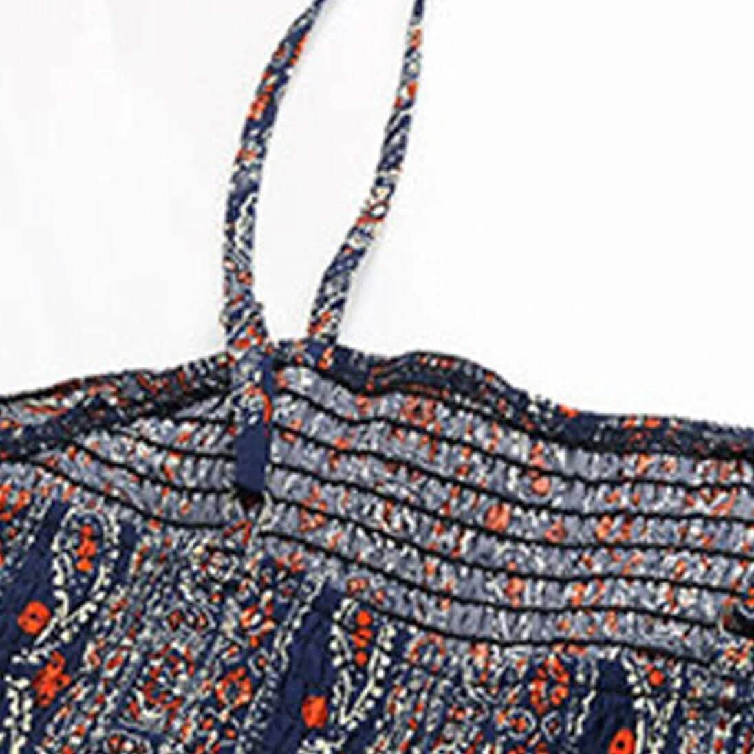 Women's Jumpsuit Pocket Print Geometric Square DailySale