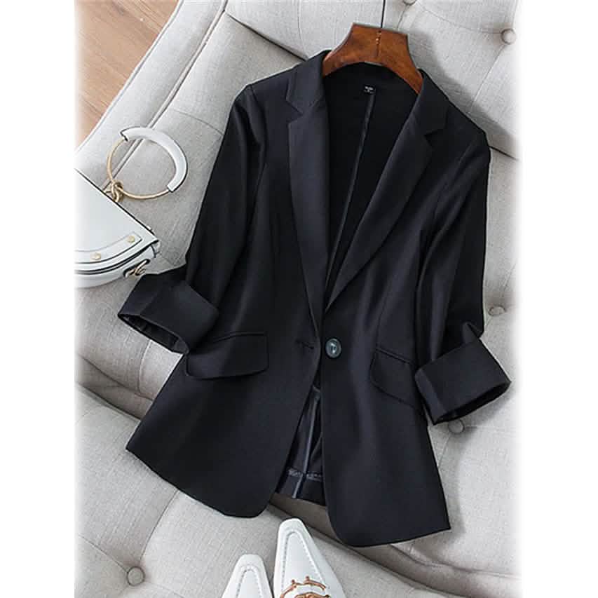 Women's Long Sleeve Pocket Casual Blazer DailySale