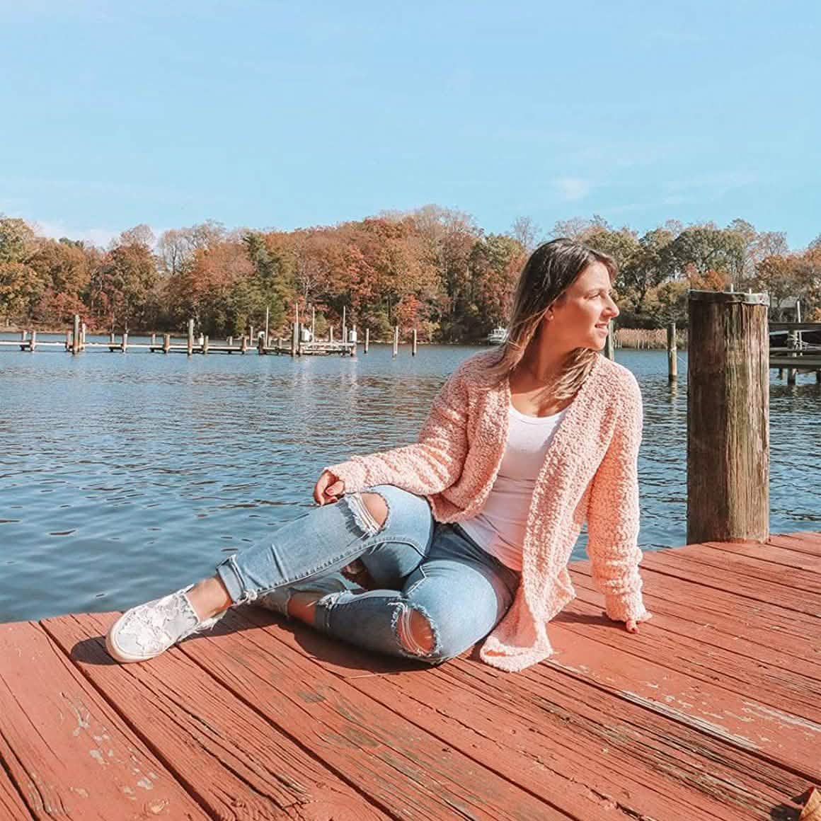 Women's Long-Sleeved Soft Chunky Knitted Sweater DailySale