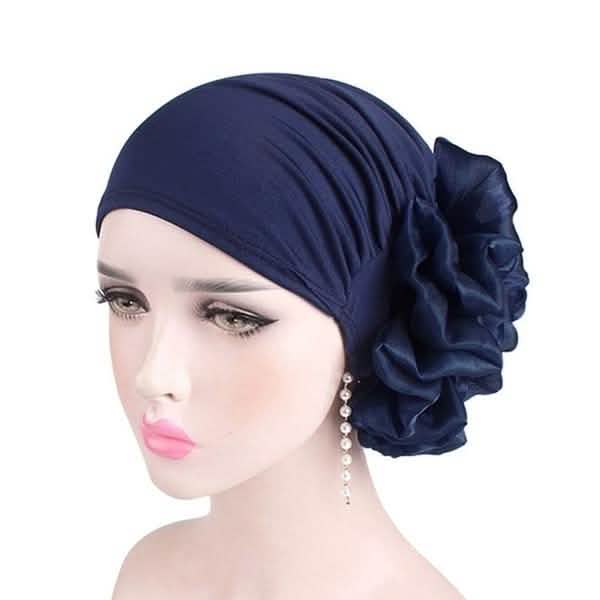 Women's Milk Silk Flower Turban DailySale