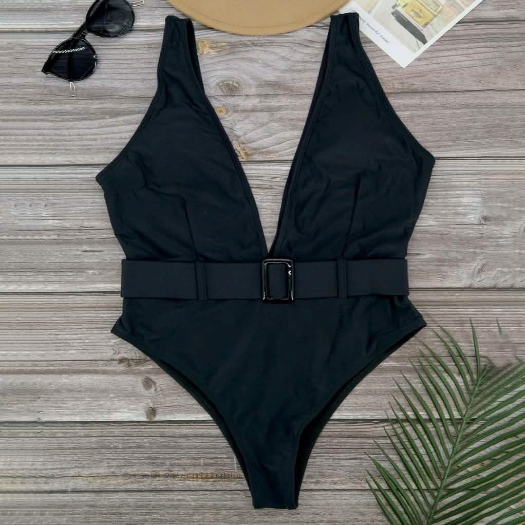 Women's Plunge One-Piece Swimsuit DailySale