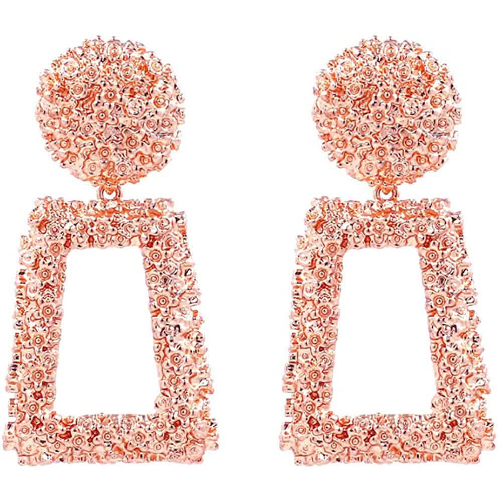 Women's Rectangular Geometric Drop Earrings DailySale