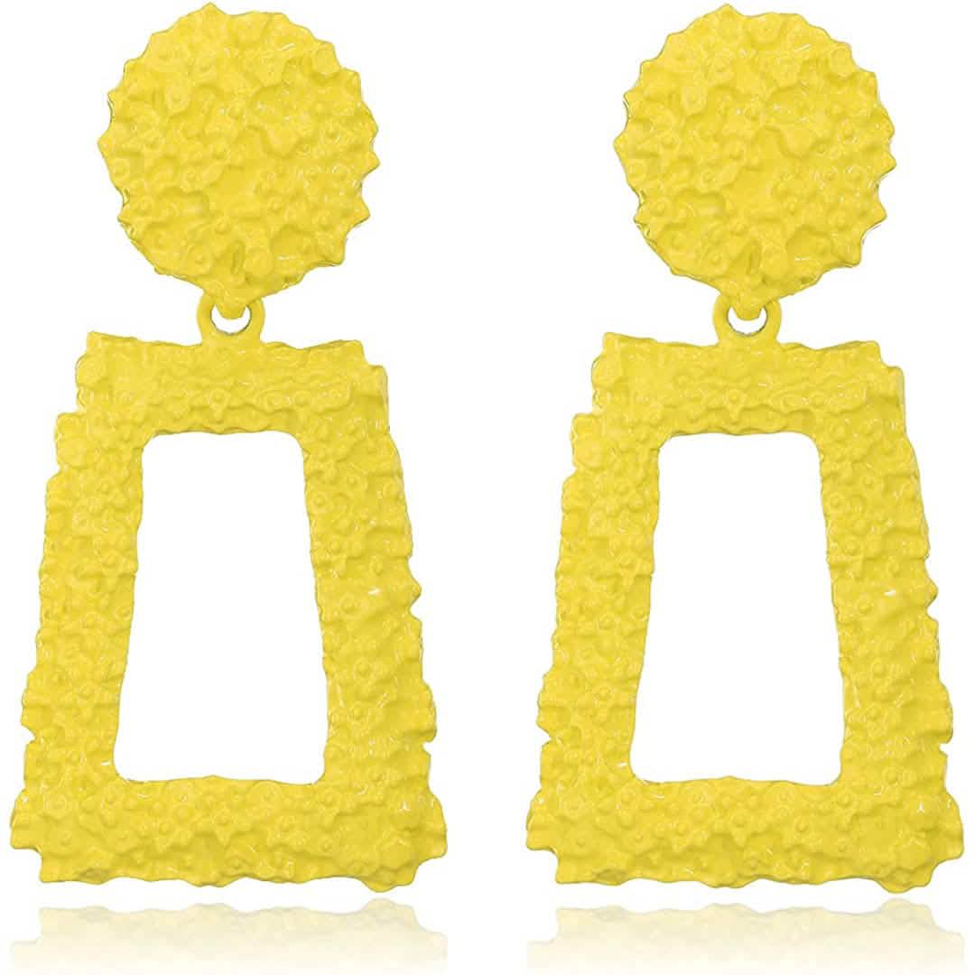 Women's Rectangular Geometric Drop Earrings DailySale