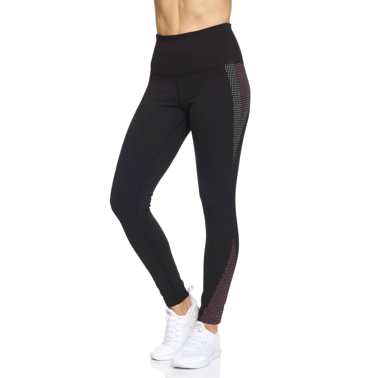 Women's Rubber Dotted High Waist Full Length Legging DailySale