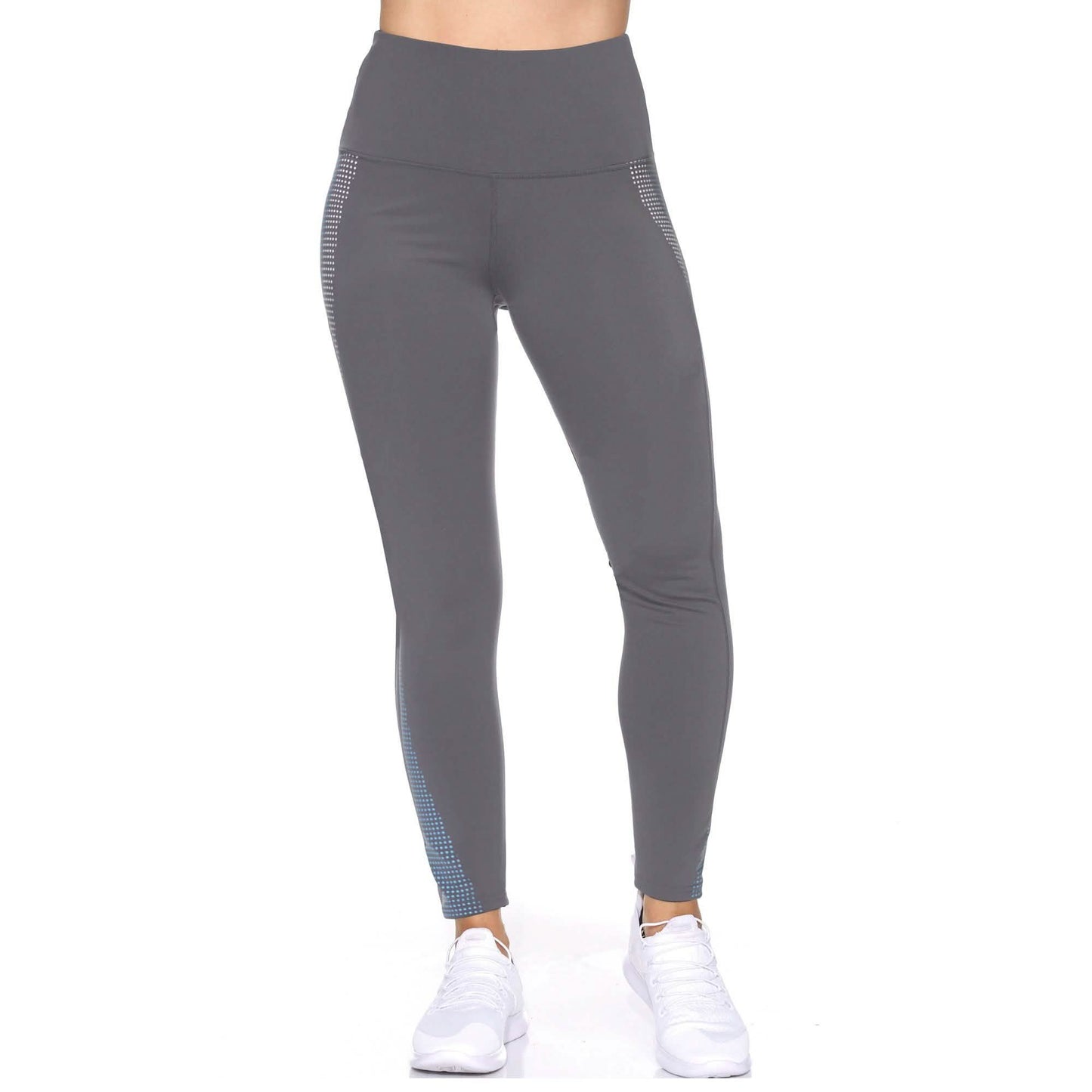 Women's Rubber Dotted High Waist Full Length Legging DailySale