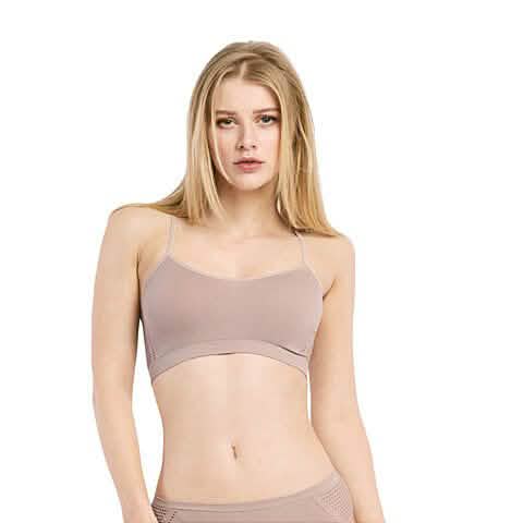 Women's Seamless Mesh Racerback Bralette Sports Bras DailySale