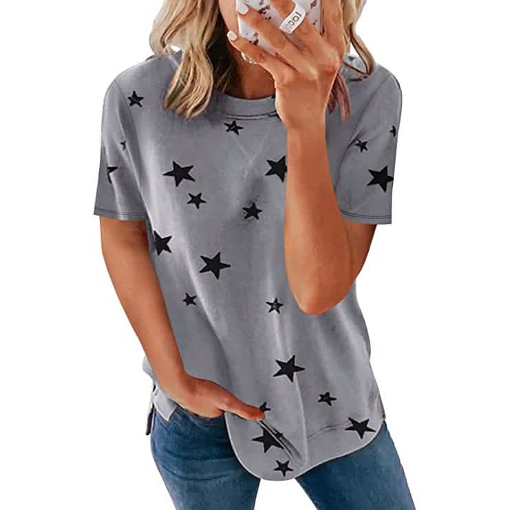 Women's Short Sleeve Crewneck T-Shirt DailySale