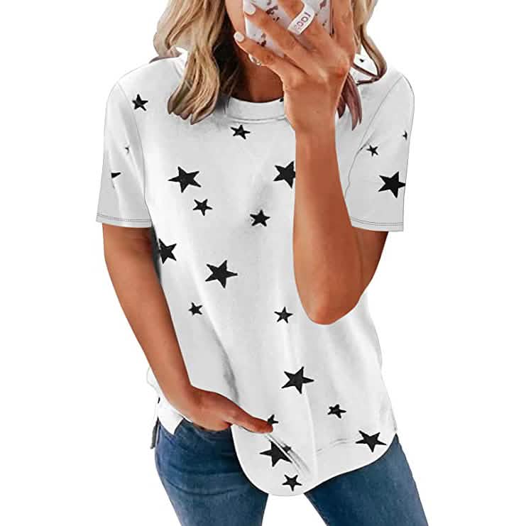 Women's Short Sleeve Crewneck T-Shirt DailySale