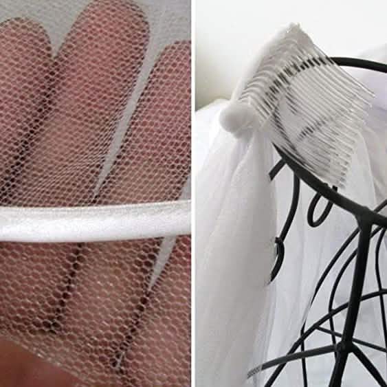 Women's Simple Bridal Veil with Comb DailySale