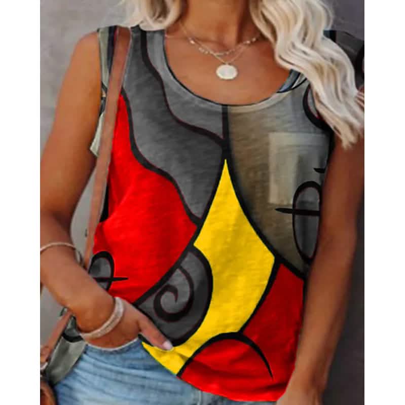 Women's Sleeveless Crew Neck Casual Top Vest DailySale