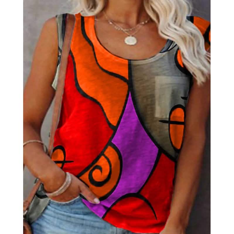 Women's Sleeveless Crew Neck Casual Top Vest DailySale