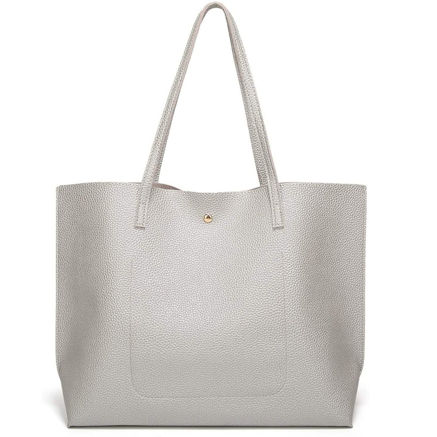 Women's Soft Faux Leather Tote Shoulder Bag DailySale