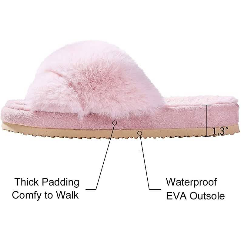 Women's Soft Plush Lightweight House Slippers DailySale