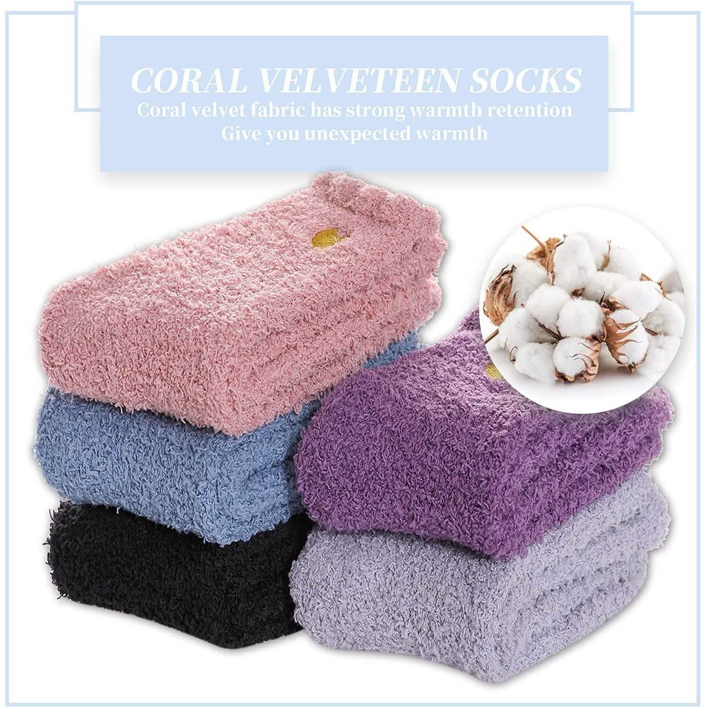 5-Pairs: Women's Soft Winter Warm Socks DailySale