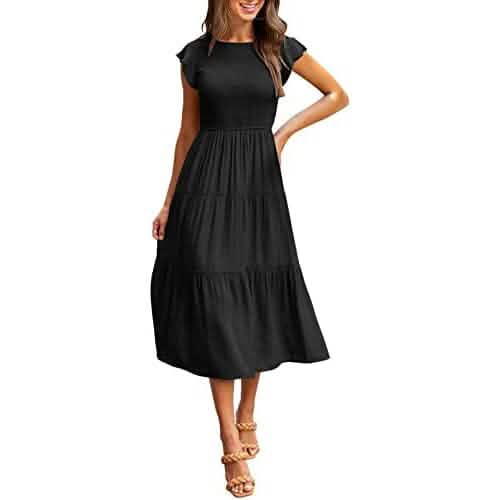 Women's Summer Casual Tiered A-Line Dress DailySale
