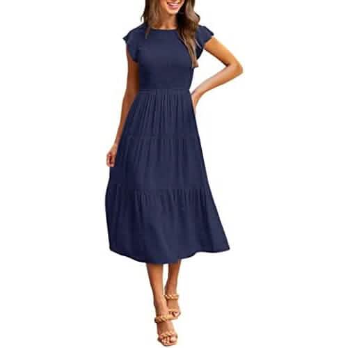Women's Summer Casual Tiered A-Line Dress DailySale