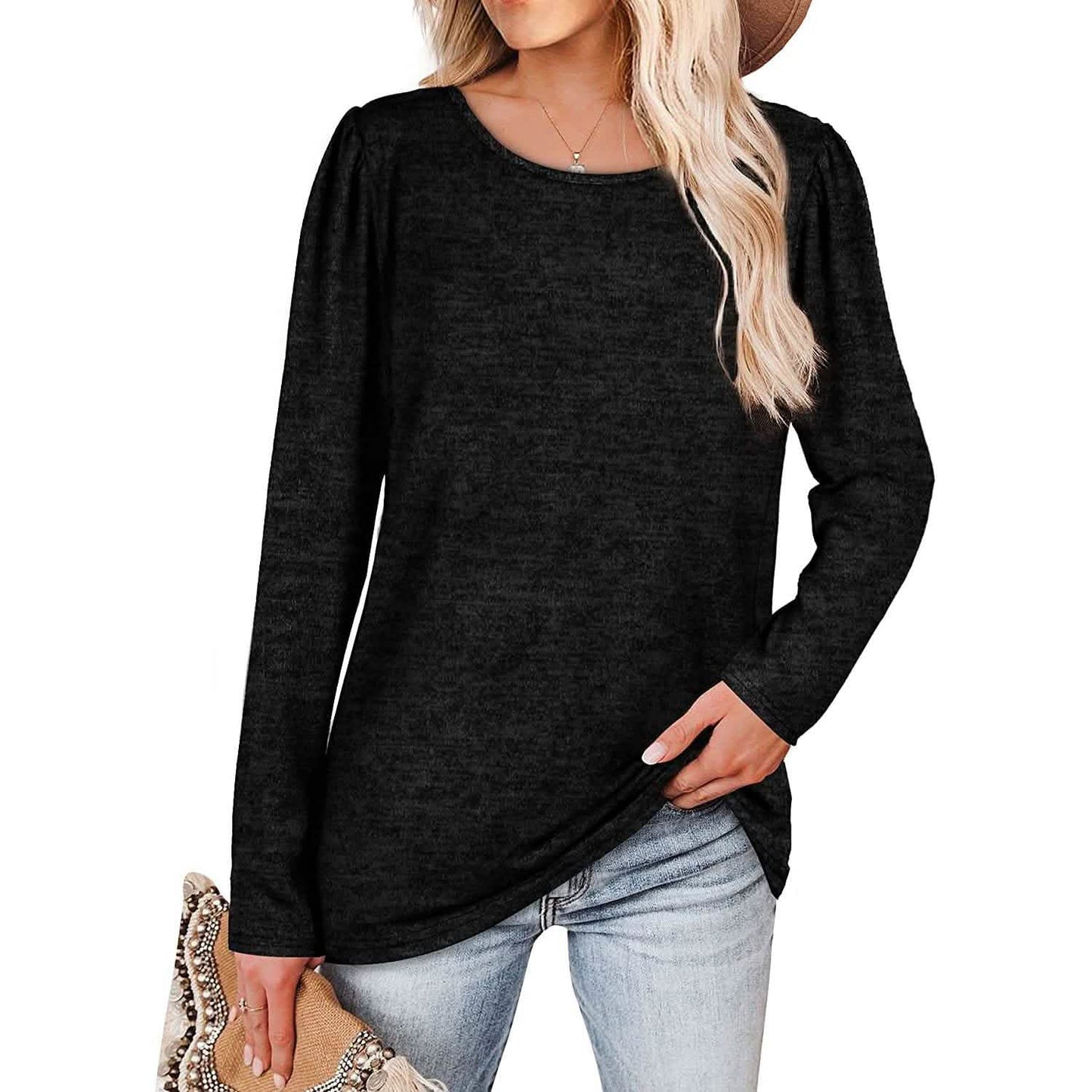 Womens Tops V Neck Summer Petal Sleeve Casual Tshirts DailySale
