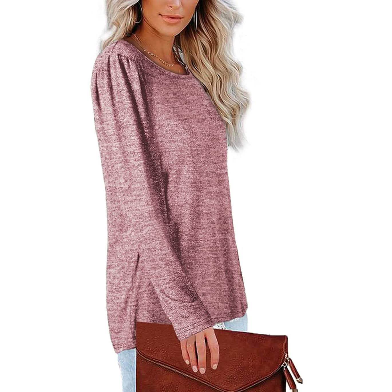 Womens Tops V Neck Summer Petal Sleeve Casual Tshirts DailySale